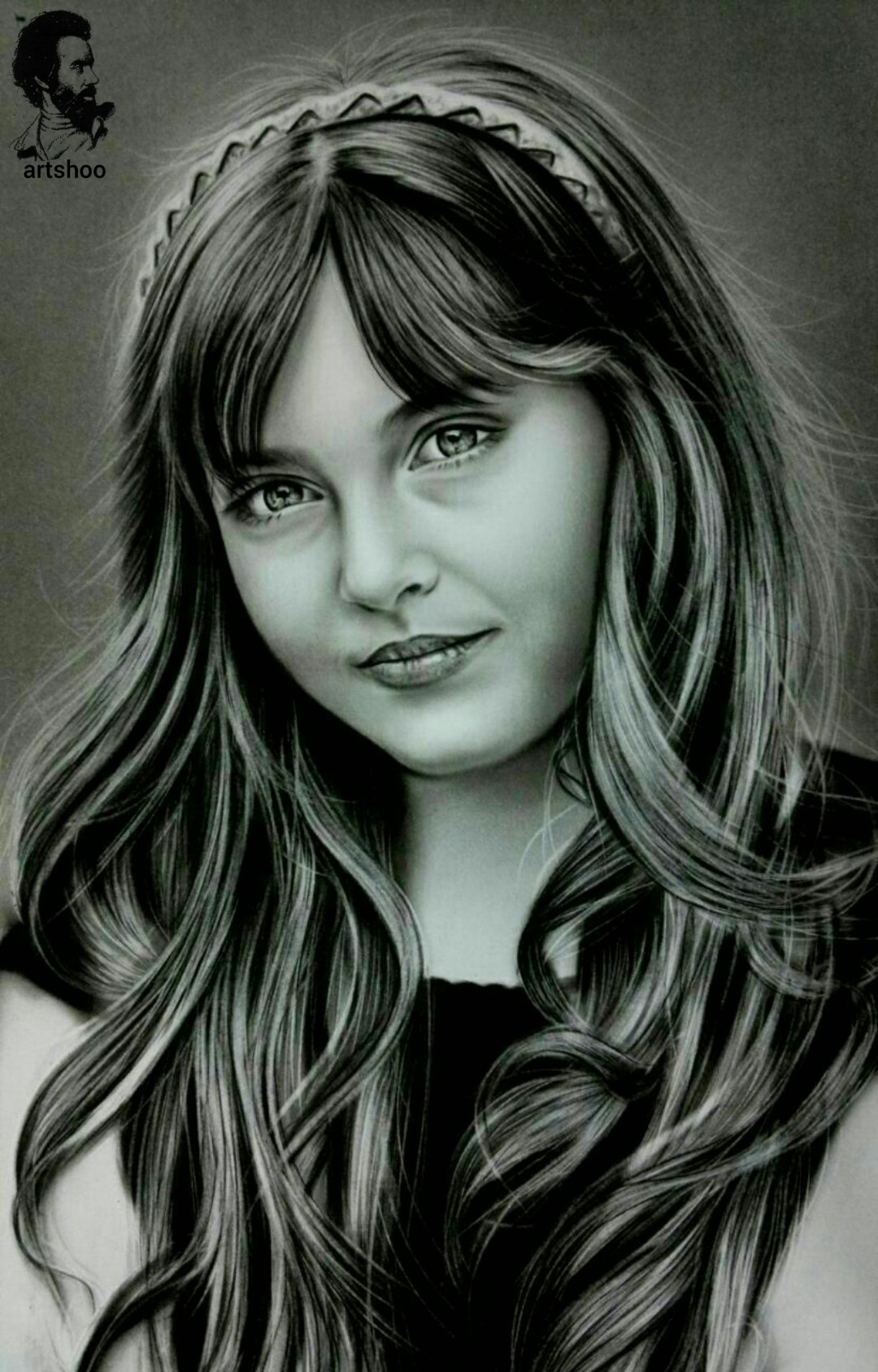 مدل کودک سیاه قلم